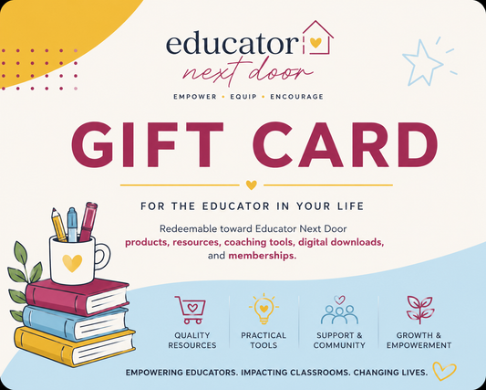 Educator Next Door Gift Card